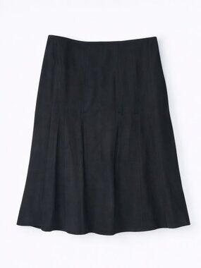 Tahari Arthur S Levine Women’s Black A-Line Career Skirt Size 16 Lined